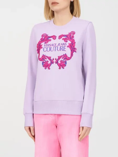 Свитер Versace Jeans Couture фиолетовый