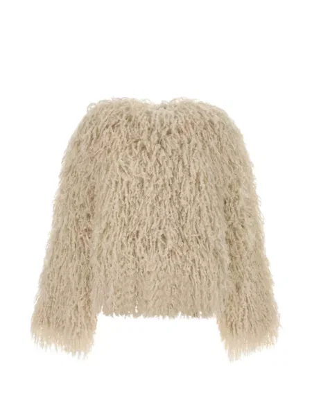 Lung geacă Fendi tricotate