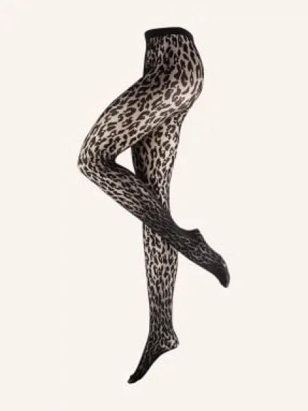 Wolford Jemné Punčocháče Josey black/black černé