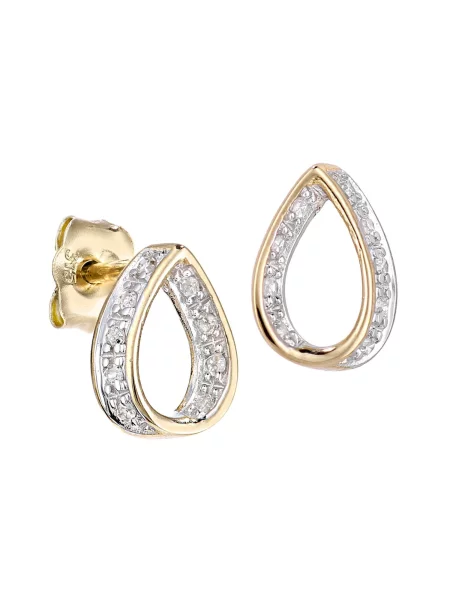 DIAMANT LETERNEL Cercei auriu