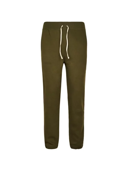 Pantaloni Polo Ralph Lauren cu broderie alergare cu cordon verde