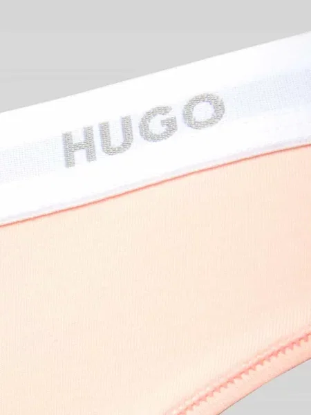 Figi z mieszanki bawełny model ‘HUGO ID BRIEF’ różowe
