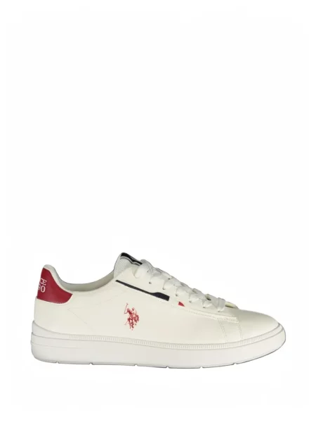Sneakerși U.s. Polo Assn. cu autograf alb