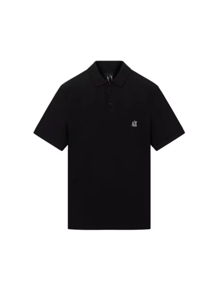 Koszulka polo Armani Exchange czarna