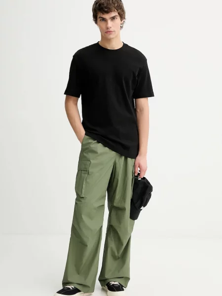 Rains spodnie dresowe Pocket Rain Pants Wide W3 zielone