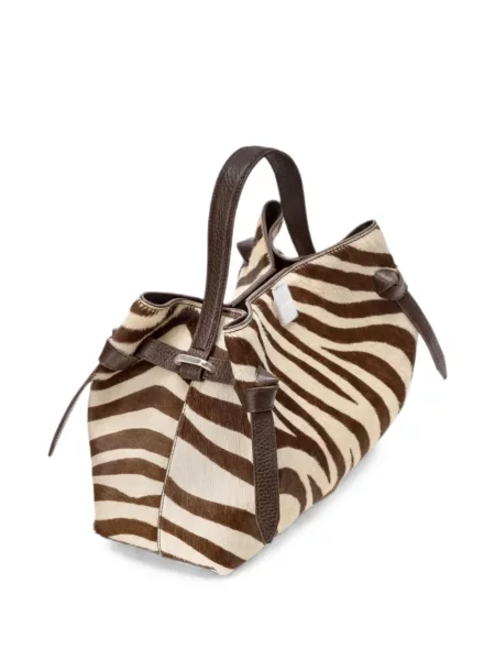 Geantă shopper Yuzefi cu imagine cu model zebră