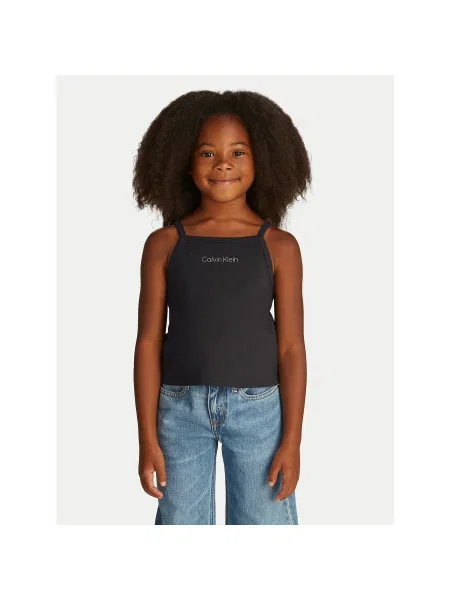 Calvin Klein Jeans Felső Punto Slim Fit fekete