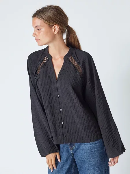 Co'couture Bluză Shina' negru