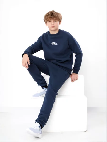 Дитячий Спортивний костюм Носи своє бавовна/поліестер синій