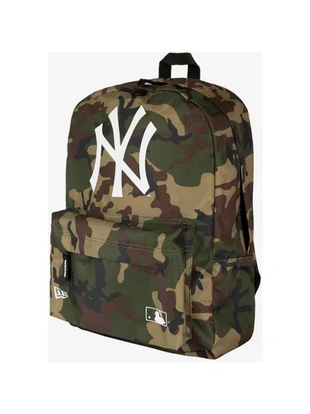 Zielono-brązowy plecak w kamuflażu New Era Stadium New York Yankees zielony