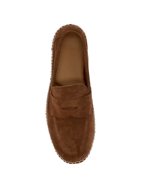 Pantofi loafer Abarca fără toc maro