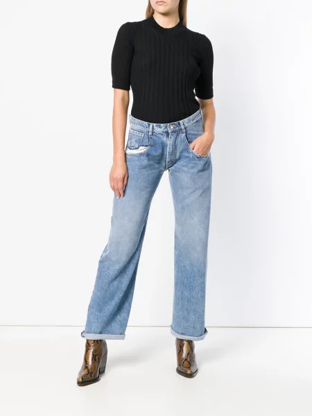 Zvonové džíny Maison Margiela modré