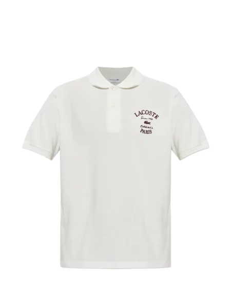 Tricou polo Lacoste clasic alb