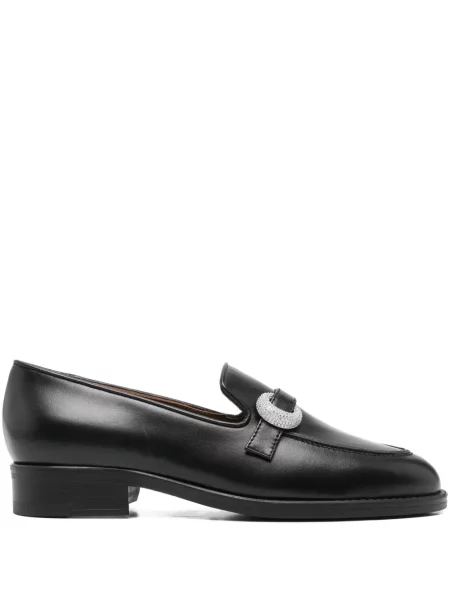 Pantofi loafer Giuseppe Zanotti din piele negru