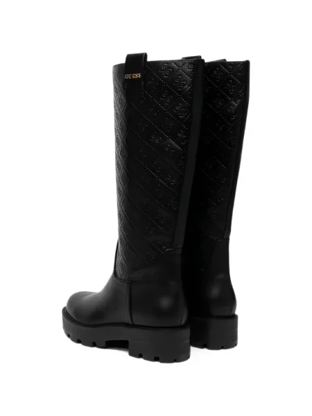 Botine Guess din piele negru