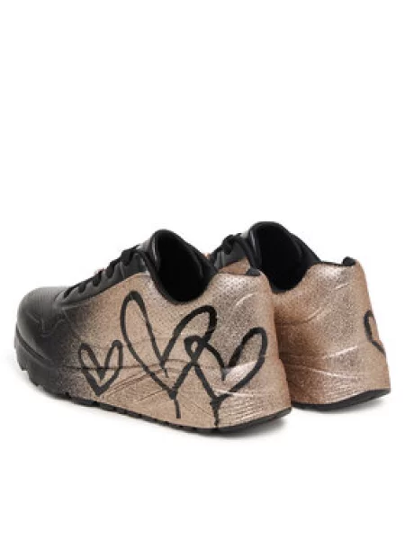 Tenisice Skechers Jgoldcrown: Uno Lite Heartdust Forever crna