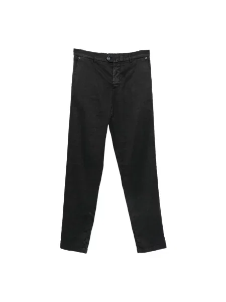 Spodnie Kiton z logo niebieskie