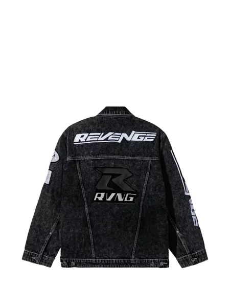 Džínová bunda Revenge černá