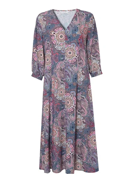 TATUUM Rochie Kasidi / bleumarin / roz / roz pitaya bej