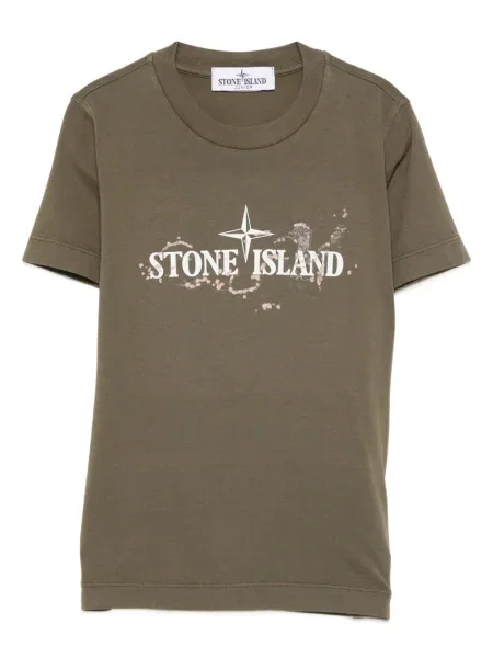 Koszulka dziecięca Stone Island zielona