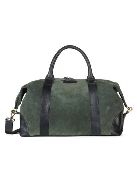 Torba Howard London skórzana zielona