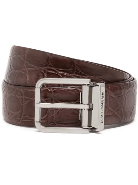 Curea Dolce & Gabbana din piele maro