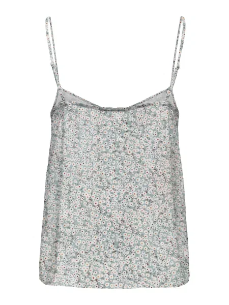 ONLY Top ONLNALA maro / verde mentă alb
