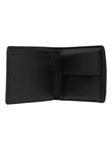Portofel Coach din piele negru