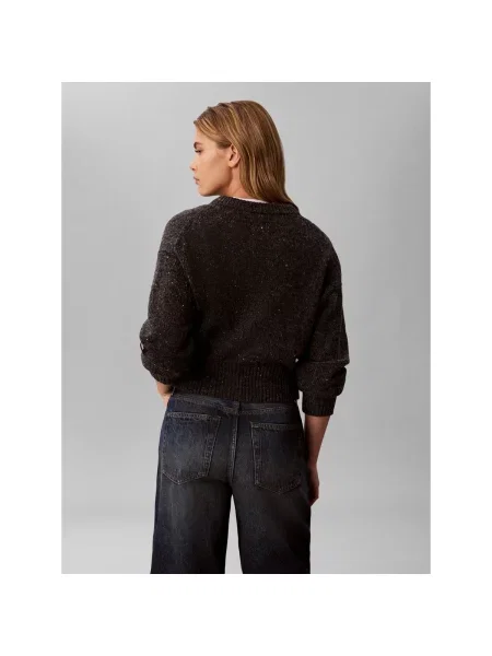 Mikina bez kapucne Calvin Klein Jeans sivá