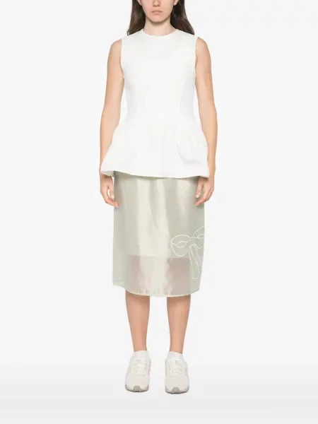 Top Cecilie Bahnsen alb