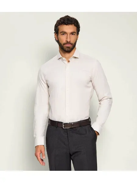 BOSS BLACK Cămașă | stretch negru