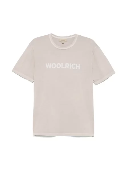 Koszulka Woolrich beżowa