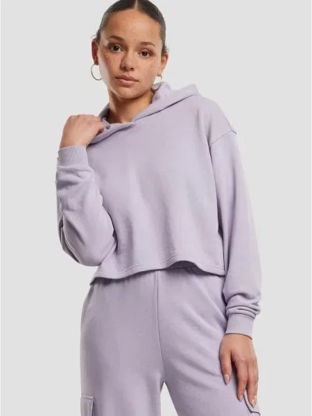 Urban Classics Mikina svetlofialová sivá