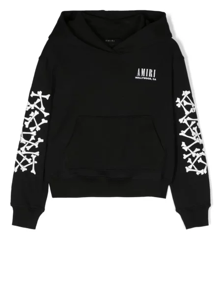 Bluza z kapturem dziecięca Amiri czarna