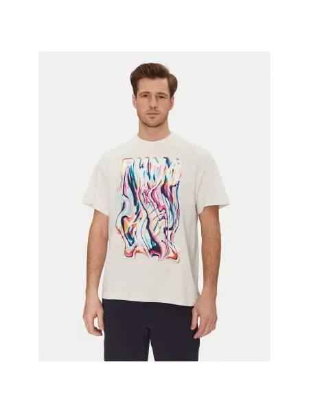 Puma T-shirt Stewie Limitless Écru Relaxed Fit