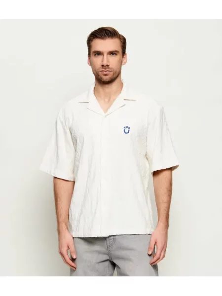 Hugo Blue Cămașă Eligino | Relaxed fit frotir albastru