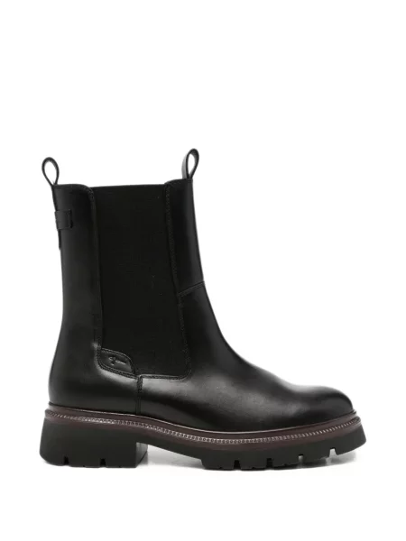 Botine chelsea Tamaris din piele chunky negru