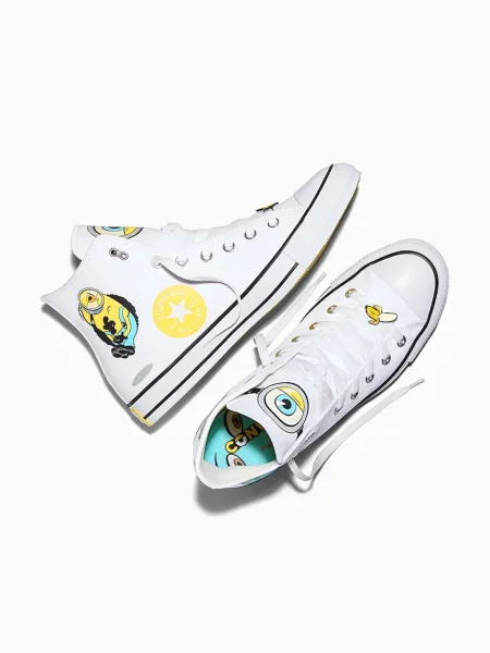 Converse x Minions Chuck Taylor All Star tornacipők fehér