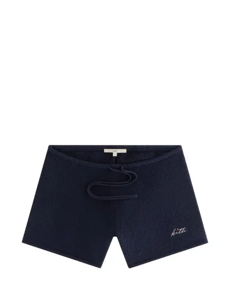 Pantaloni scurți Kith cu broderie albastru