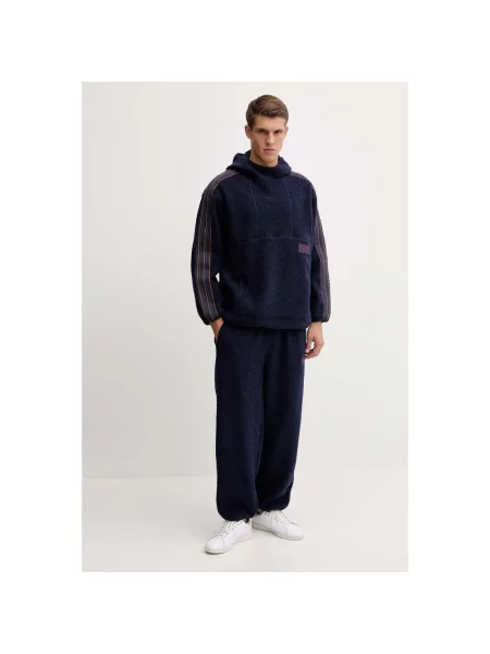 Kurtka Emporio Armani Ea7 z kapturem niebieska