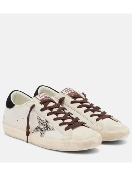 Sneakerși Golden Goose din piele alb