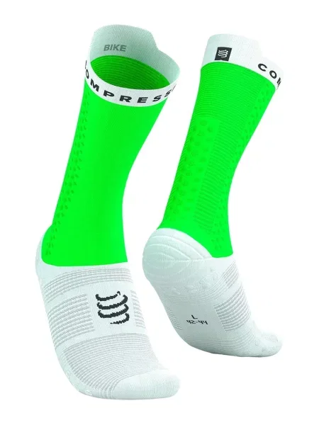 Compressport Čarape Pro Racing Socks Bike zelena