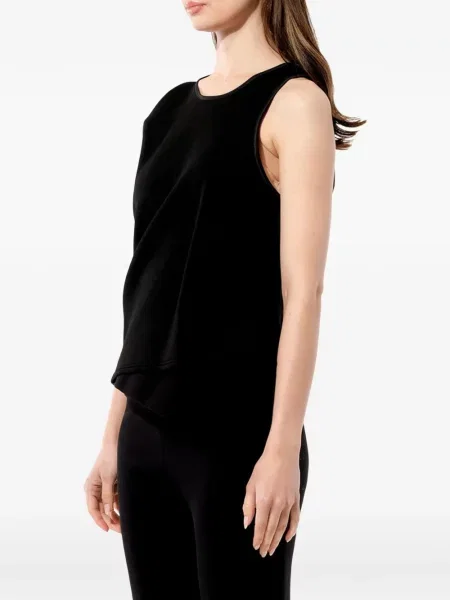 Αμανικας τοπ Balenciaga ντραπέ μαύρο