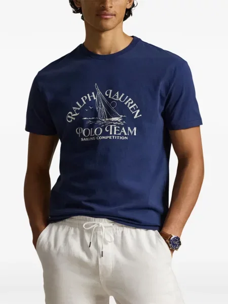 Ριγέ δερμάτινος κάλτσες Polo Ralph Lauren με κορδόνι μαύρο
