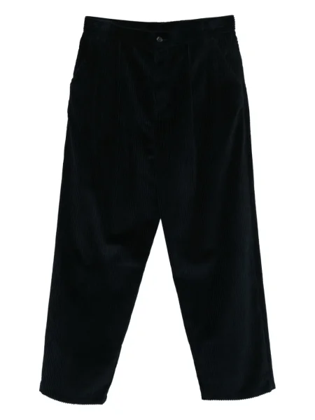 Manšestrové kalhoty Moschino modré