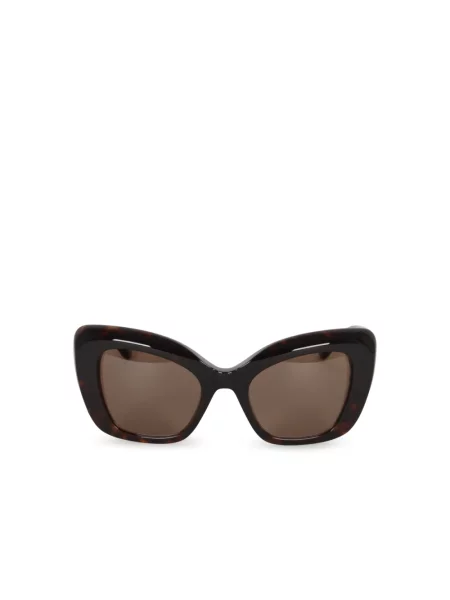 Okulary przeciwsłoneczne Balenciaga brązowe