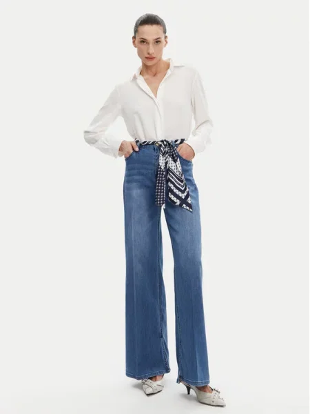 Gaudi Джинси Голубий Wide Leg