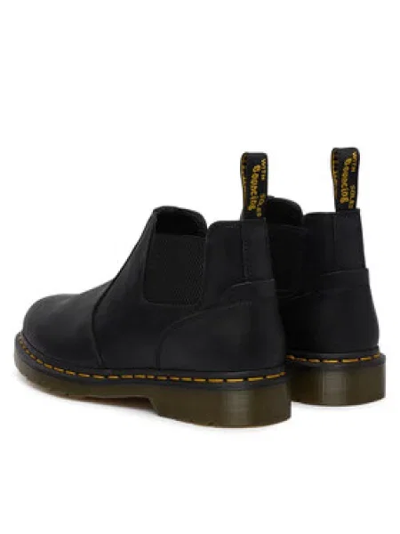 Kotníková obuv s elastickým prvkem Dr. Martens Lo Chelsea Boot černá