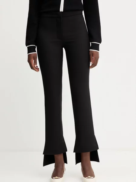 Simona Corsellini pantaloni drept medium waist negru