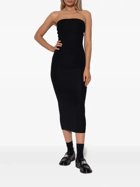 Rochie midi Entire Studios până la genunchi de costum negru